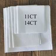 11CT / 14CT Aida Cloth Plain Cross Stitch Fabric | Embroidery Fabric | White Cloth | Kain Silang Pan