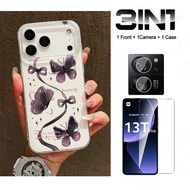 3in1 ink butterfly Jelly Candy Color Phone Case For OPPO A11X A9 2020 A15 A35 A1K A16 A17 A7 A5S A8 