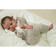 19inch Evi Newborn Baby Doll Ward Reborn Baby Size Real Picture Handmade 3D Skin Painted Hair Visibl