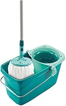 Spin Mop Bucket Floor Cleaning,Steel Adjustable Handle,Microfiber Mop Heads, Separable Bucket Decoration