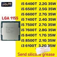 Intel Core i5 6400T 6500T 6600T i5-7500T 7400T i5 7600t i5 8400T 8500T i3 6100t CPU Quad-core LGA1151-pin pemproses Desktop.
