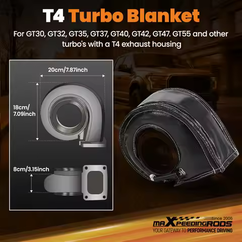 Turbo Blanket Heat Shield T4 for GT30 GT32 GT35 GT37 GT40 GT42 GT47 GT55 NEW