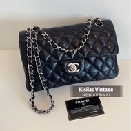 CHANEL Lambskin CF23 羊皮銀扣