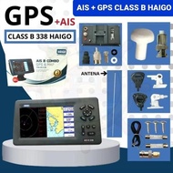 AIS CLASS B HAIGO B 338 PLUS GPS COMBO GPSMAP CHART PLOTTER BUILT-IN CLASS B + AIS TRANSPONDER INDON