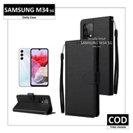 SAMSUNG M34 Case | M14 | M54 Flip Leather Casing Protective Case hp