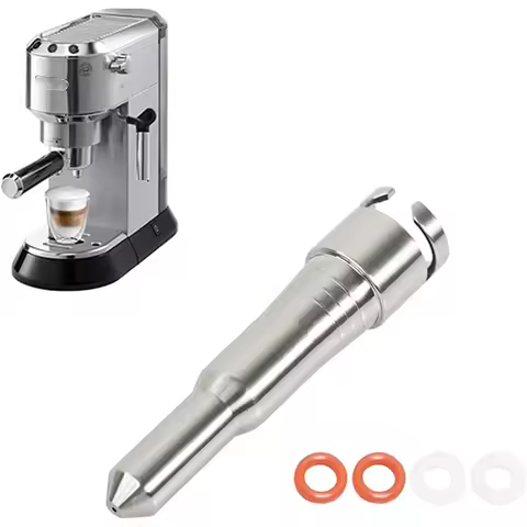 Replacement Steam Wand Tip,Stainless Steel Milk Foam Spout For Delonghi Espresso Machines EC680,EC68