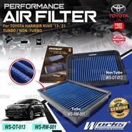 Works Engineering Drop In Air Filter Toyota Harrier XU60 '13-'21 Turbo Non-turbo Element Engine