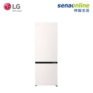LG GN-BF330BE 332L WiFi智慧變頻雙門冰箱 雪霧白