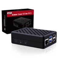 52Pi Armor Case V5 for Pi 5, Raspberry Pi 5 Aluminum Case