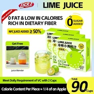 LICKZ JUICE Lime Calamansi Juice Beverage Concentrate - BUNDLE 90 Sachets with Juice Blender or 12 S