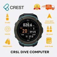 CREST CR5L Dive Computer for Recreational Scuba Diving (Black)