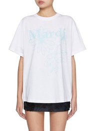 MARDI MERCREDI TRIPLE FLOWER COTTON T-SHIRT