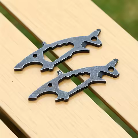 Multi-functional 4CR13 Steel EDC Tool Screwdriver Pry Bar Bottle Opener Portable Outdoor Survival St