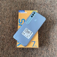 Tecno Spark 7Pro 6/64GB Seken Resmi Blue