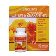 Exp.05/27 Trunature Lutein & Zeaxanthin 140 Softgels วิตามินบำรุงสายตา ขนาด 140 เม็ด (ไม่มีแผงกระดาษ