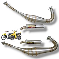 Yamaha 125ZR Racing Exhaust Stainless Steel Y125 Y125Z Y125ZR Z Original Barickly Racing Exhaust Yam