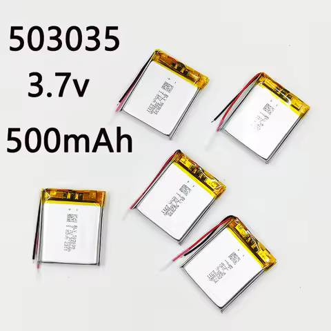 3.7V 500mAh Lithium Polymer LiPo Rechargeable Battery 503035 For Camera MP4 GPS Bluetooth Headset Sp