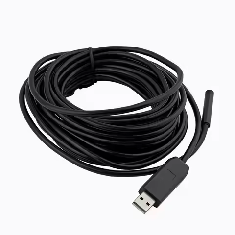 USB Cable Endoscope Camera HD USB Borescope Snake Camera IP67 Waterproof Inspection Camera For PC Wi