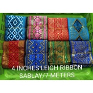 LEIGH RIBBON/SABLAY 4 INCHES 7 METERS/GUEST GRADUATION SASH