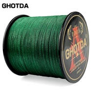 Braided Lines Tali Pancing Benang Braided Fishing Line 300M 4 Strands 10lb-80lb Multifilament PE Str