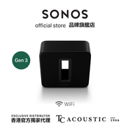 SONOS - Sonos Sub (第三代) 無線重低音揚聲器黑色