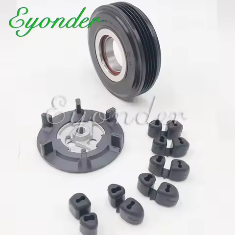 A/C AC Air Conditoning Compressor Clutch Pulley for BMW E60 E63 E64 645Ci 650i 64509174805 248300-09