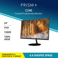 PRISM+ C240 24 75Hz 1500R Curved Productivity Monitor Gaming Monitor [1920 x 1080]