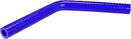 A ABSOPRO Universal Car Coupling Silicone Hose 13 mm 0.51 Inch Inner Diameter 45 Degrees Blue