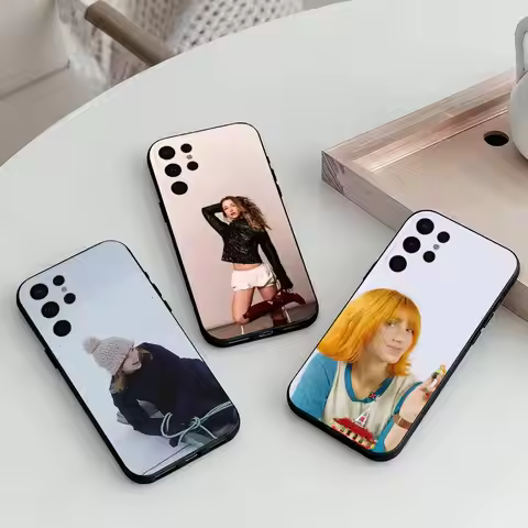 Actor E-Emily R-Rudd Phone Case For Samsung S25,24,23,22,30,21,10,9,Ultra,Plus,Lite,FE,4,5 G Soft Bl
