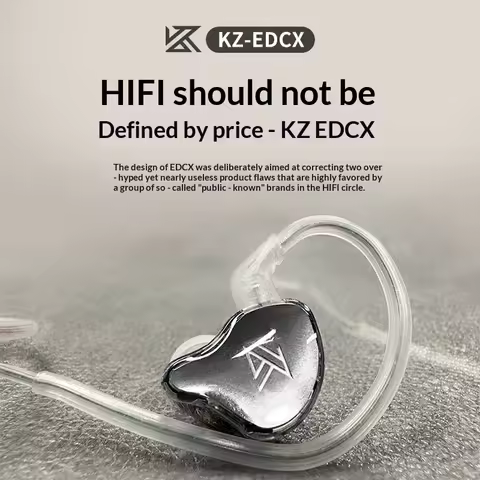 Kz Kz Edcx Dynamic Driver Wired In Ear Hifi Earphones Super Bass Earbuds For Gaming Mobile Phone Com