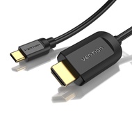 VENTION USB C to HDMI Cable 6.6FT (4K@30Hz, 2K@60Hz, 1080P@120Hz), Thunderbolt to HDMI Type C to HDM