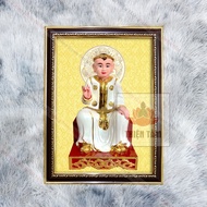 The Second Boy Ton Than wall painting 36x48cm, genuine composite frame, durable and beautiful glossy