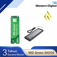 WD Green Bundle SSD SN350 PCIe 3.0 NVMe M.2 250GB with Enclosure E6