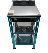 Davinci-Home-CROWN โต๊ะสเตนเลสวางเตาเดี่ยว SGT-03N สินค้าส่งจากไทย