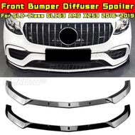 For Mercedes Benz GLC-Class GLC63 AMG X253 2016-2019 Body Kit Front Bumper Splitter Lip Cover Guard 