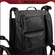 [Blesiya] Wheelchair Backpack Bag Wheelchair Pouch Bag for Elderly Wheelchair Users