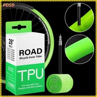 PINGD 700C 700 X 18 23 25 28 30 32 Bike Inner Tube, TPU Material Stab-proof Bike TPU Inner Tube,  Ul