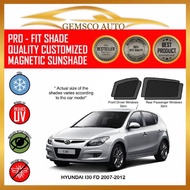 Hyundai I30 FD 2007 - 2012 ( 4 pcs) Car Magnetic Sunshade
