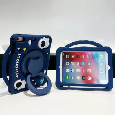 3D Astronaut 360 Stand Flat Case For Redmi pad SE 8.7inpad 10.6in SE 11in 5 6 11in 5pro 6Pro SE8.7 p