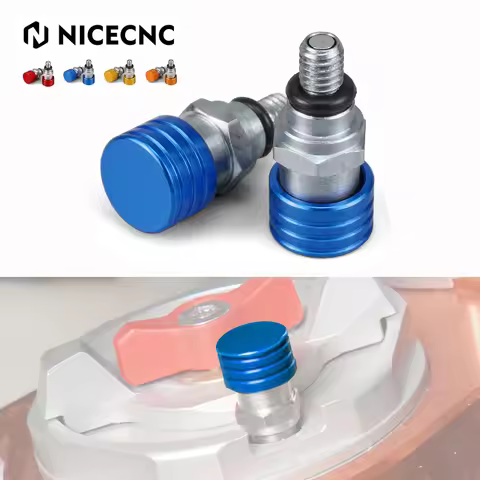 NICECNC M5x0.8 Fork Air Pressure Bleeder Valve For Yamaha YZ 85 125 250 250F 450F WR250R/F WR400F WR