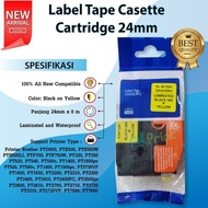 Label Tape TZE-251 TZE251 251 24mm x 8m Black On White Printer Brother FPTS621