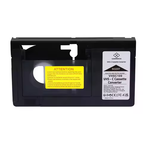 VHS Player For VHS Tapes Cassette Adaptor Camcorders VHSC Vhs-c Compact Video Cassette Tape Adaptor 