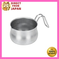 Pearl Life Stainless Steel Cookware - 14cm to 15cm Pot with Measuring Marks, Made in Japan, IH Compa