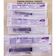 TERUMO Syringe For ORAL/ENTERAL USE (3ML/5ML/10ML) 1PC For Ryles Tube Feeding Use