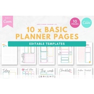Digital Planner, Daily Planner, Weekly Planner, Monthly Planner