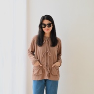 Marchemode Geka Cardi Blouse Long Sleeve Knit Shirt