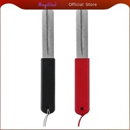 MagiDeal Fishing Hook Grinding Tool Dual Sided Sharpening Stone with Lanyard Hole for Clip for Fishi