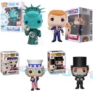FUNKO POP Celebrities Action Figurine Toy Statue Of Liberty DT Uncle Sam/Abraham Lincoln Vinyl Figur