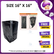 1PC 16X16 1Pc Quality UV Protection Poly Bag /Polybag/Nursery Plantation Plastic/Polibag Fertigasi/P