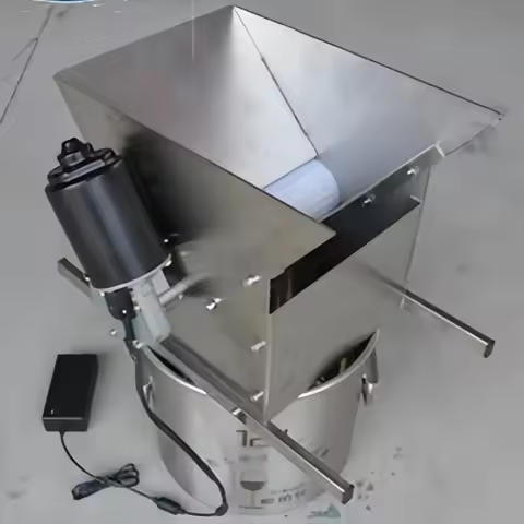 Stainless Steel Electric Grape Crusher Blueberry Mulberry Fruits Juice Press Crusher Red Wine Brewin